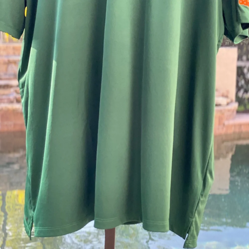 ADIDAS‎ UNIVERSITY OF MIAMI POLO GREEN